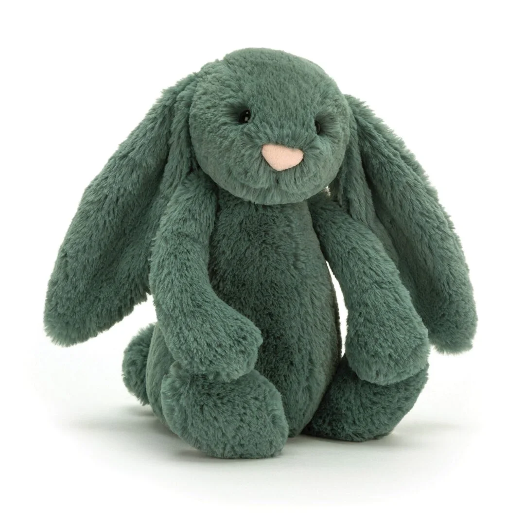 JELLYCAT BASHFUL FOREST BUNNY MEDIUM GREEN