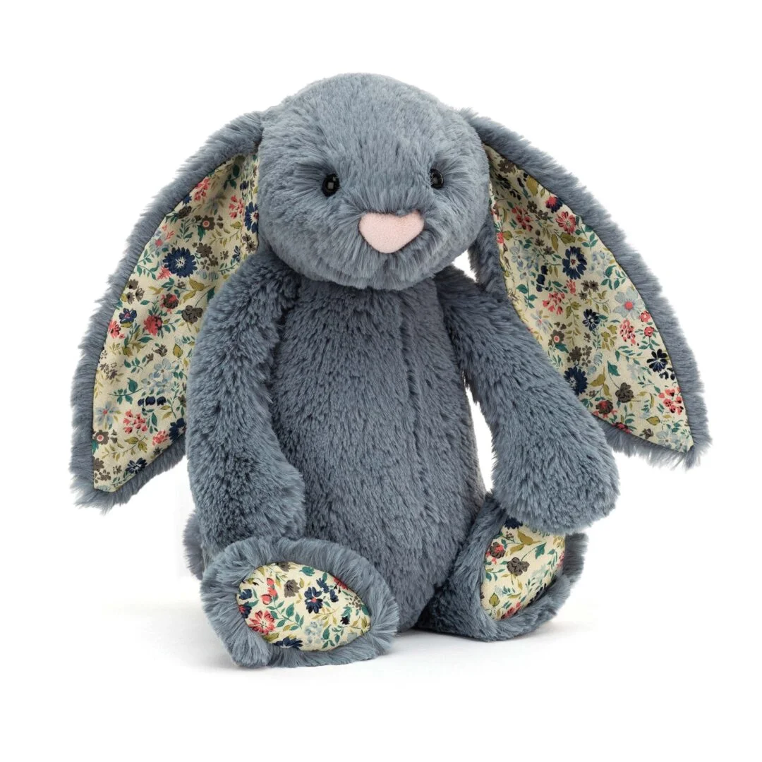 JELLYCAT BLOSSOM DUSKY BLUE BUNNY MEDIUM