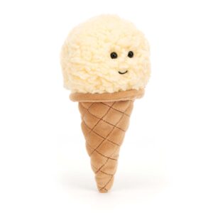 JELLYCAT IRRESISTIBLE ICE CREAM VANILLA CREAM 18X8X8CM