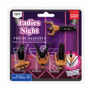 NPW Drinking Buddies Wine Glass Markers