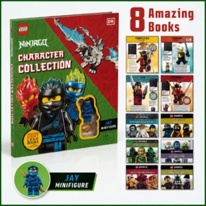 LEGO Ninjago Character Collection 8-Book Box Set with Jay Minifigure — alternate view