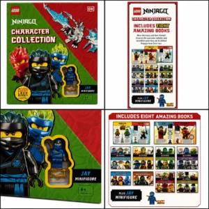 LEGO Ninjago Character Collection 8-Book Box Set with Jay Minifigure — alternate view