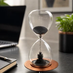 Magnetic Sand Timer Desk Toy — alternate view