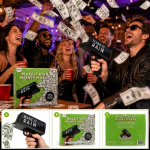 NPW Make It Rain Money Gun Party Prop — alternate view
