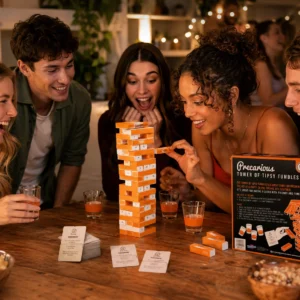 Funtime Tower of Tipsy Tumbles Adult Drinking Game — alternate view
