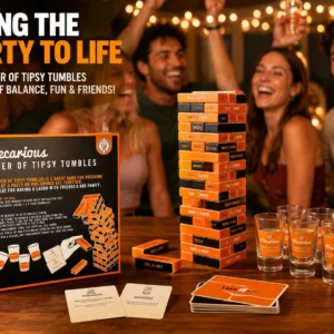 Funtime Tower of Tipsy Tumbles Adult Drinking Game — alternate view