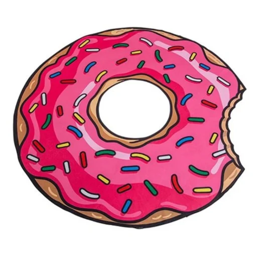 BigMouth Gigantic Frosted Donut Beach Blanket