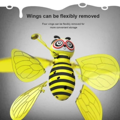 Funtime wind-up flying bee novelty toy