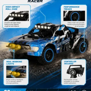 Power Craze 1:24 Off-Road RC Truck — alternate view