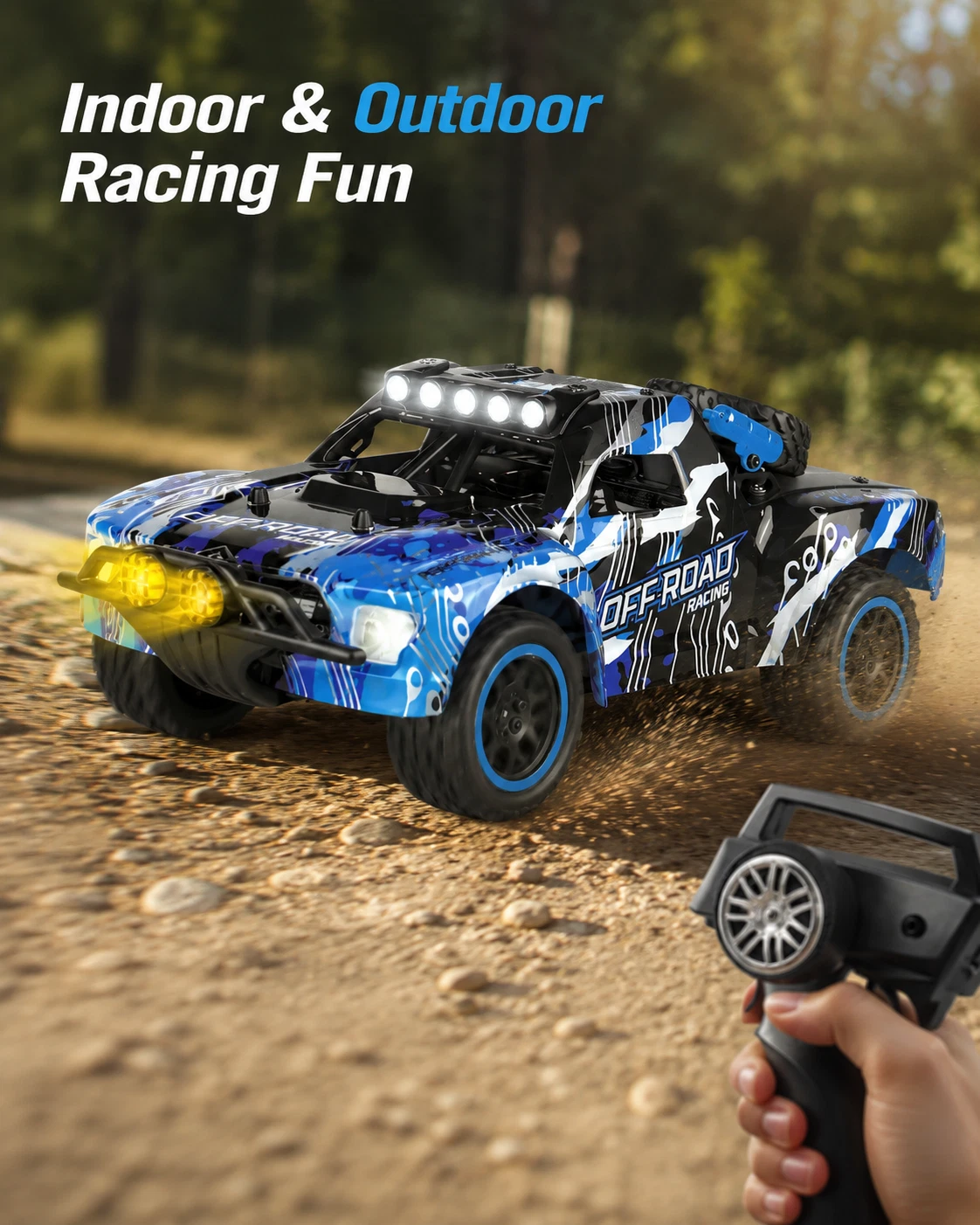 Power Craze 1:24 Off-Road RC Truck — alternate view