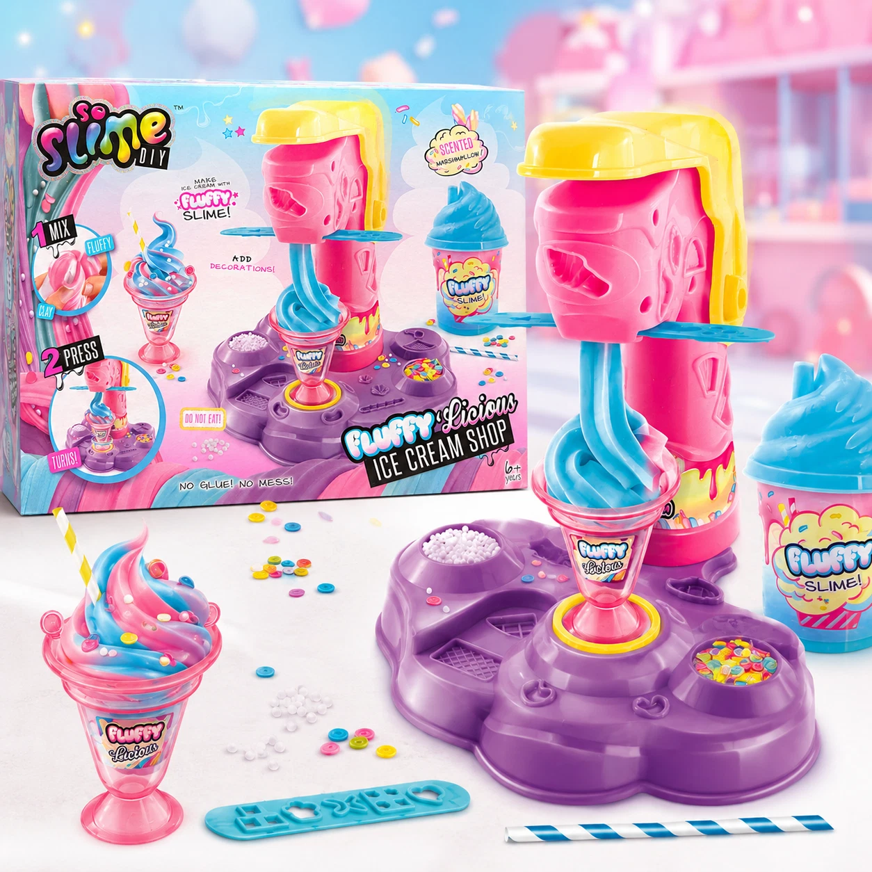 So Slime DIY Fluffylicious Ice Cream Shop Slime Kit