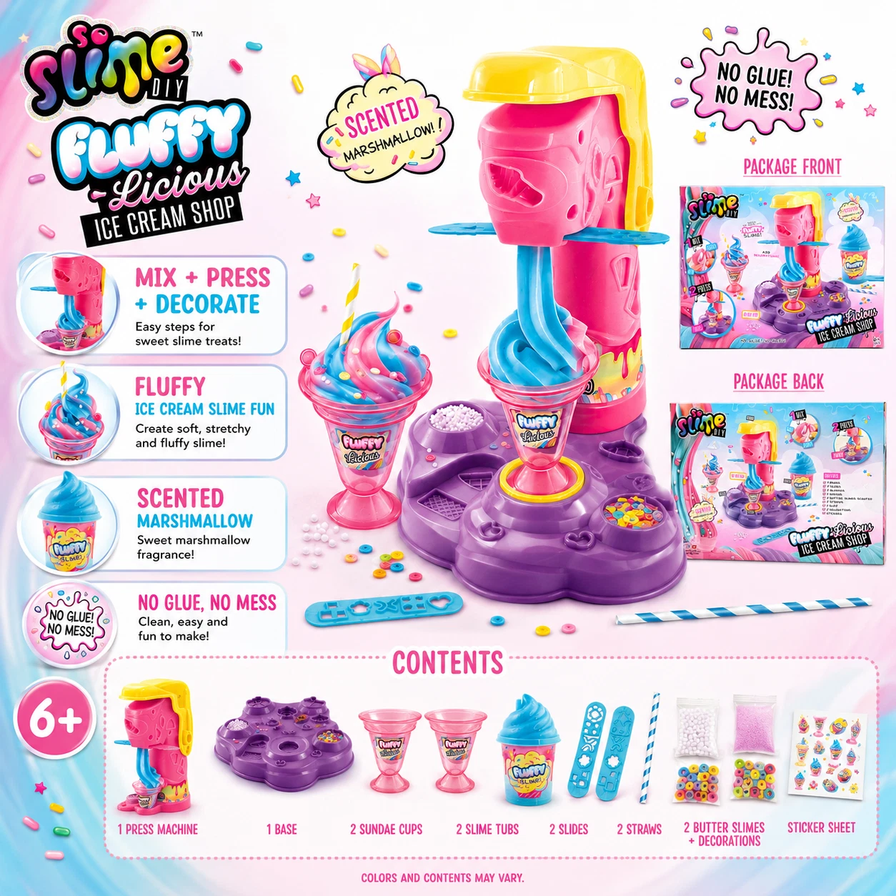 So Slime DIY Fluffylicious Ice Cream Shop Slime Kit — alternate view